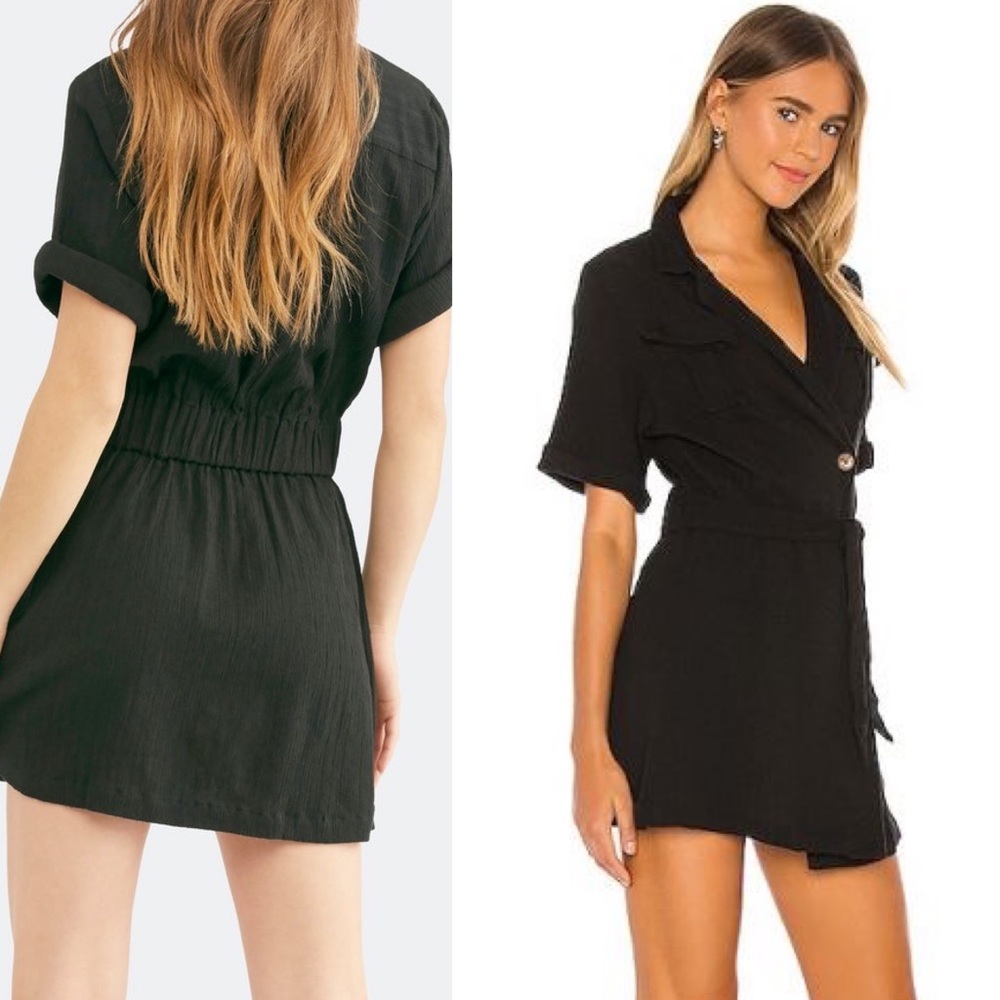 Free People Wrap Mini Dress